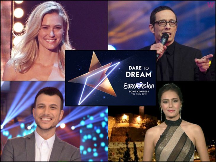 eurovision-2019-hosts-erez-tal-bar-refaeli-lucy-ayoub-and-assi-azar-800x600